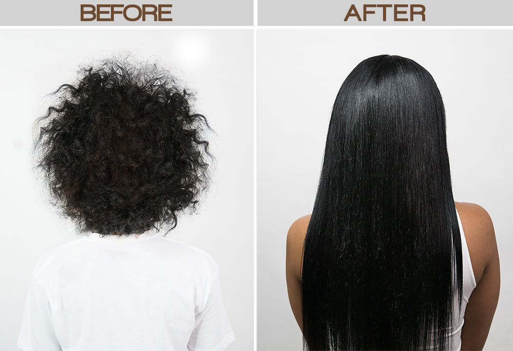 Liquid clearance keratin treatment